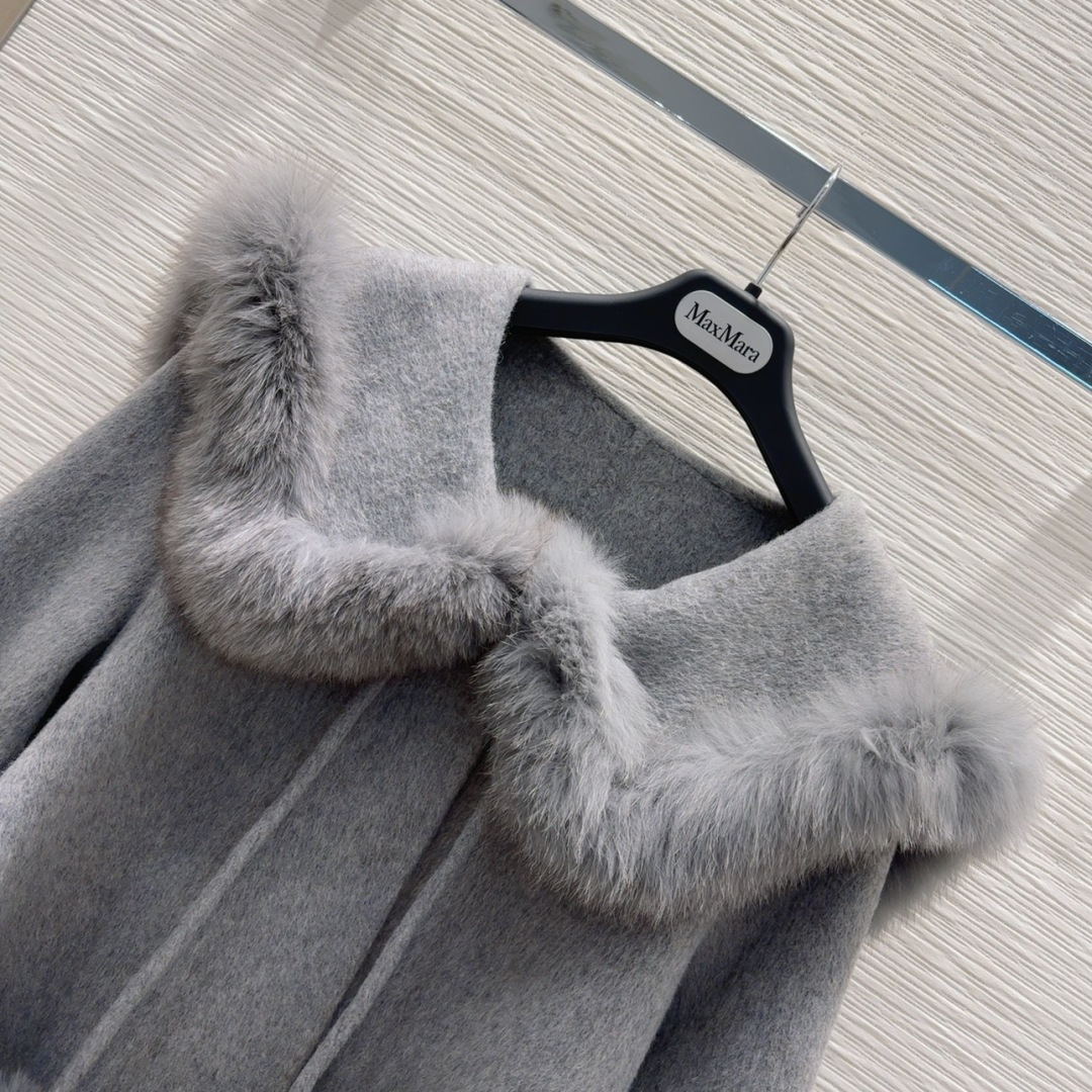 🛍️🛍️原单品质❤️渠道狠货❤️Max Mar*a👑双面羊绒大衣 高衣品的宝宝 30％羊绒+70％羊毛+