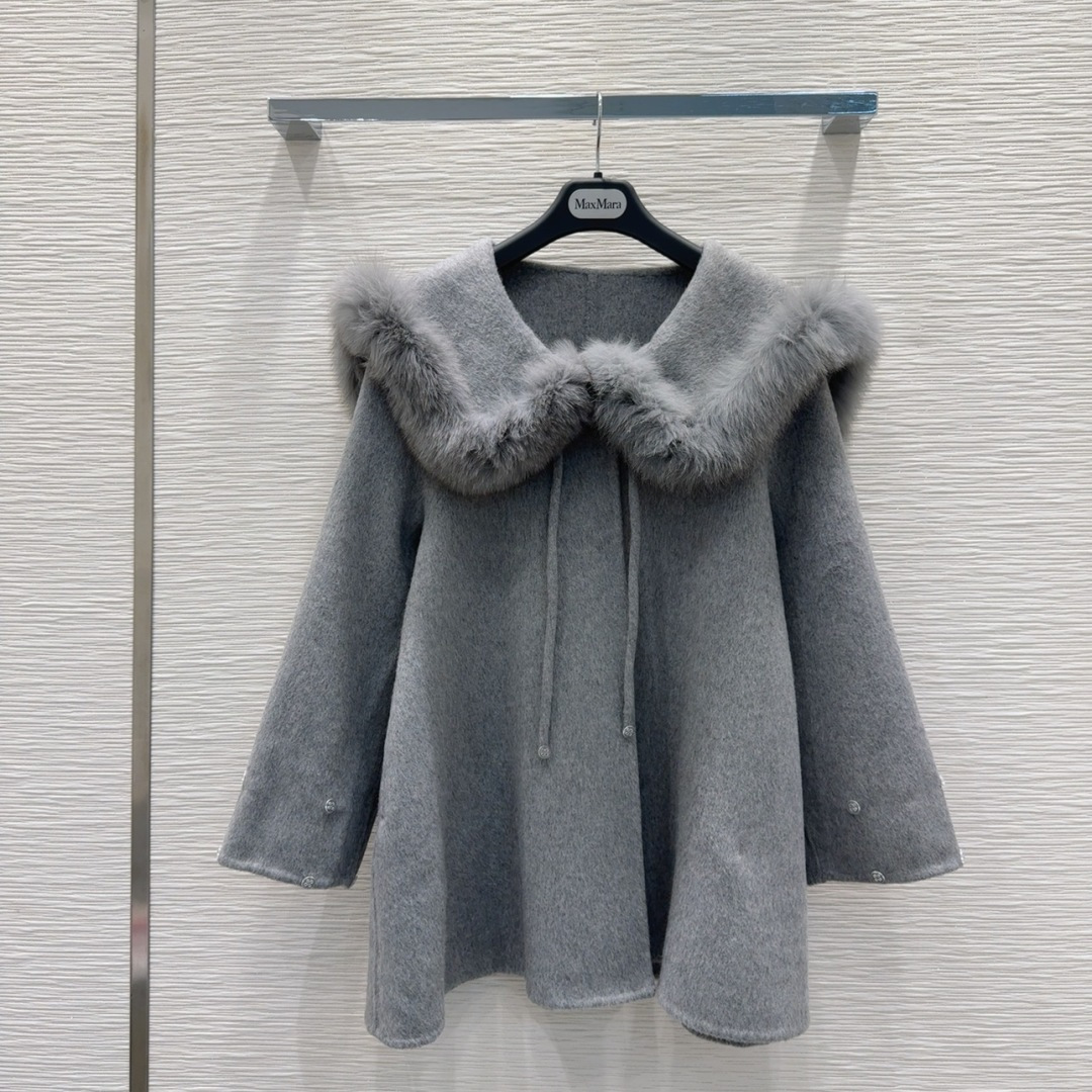 🛍️🛍️原单品质❤️渠道狠货❤️Max Mar*a👑双面羊绒大衣 高衣品的宝宝 30％羊绒+70％羊毛+