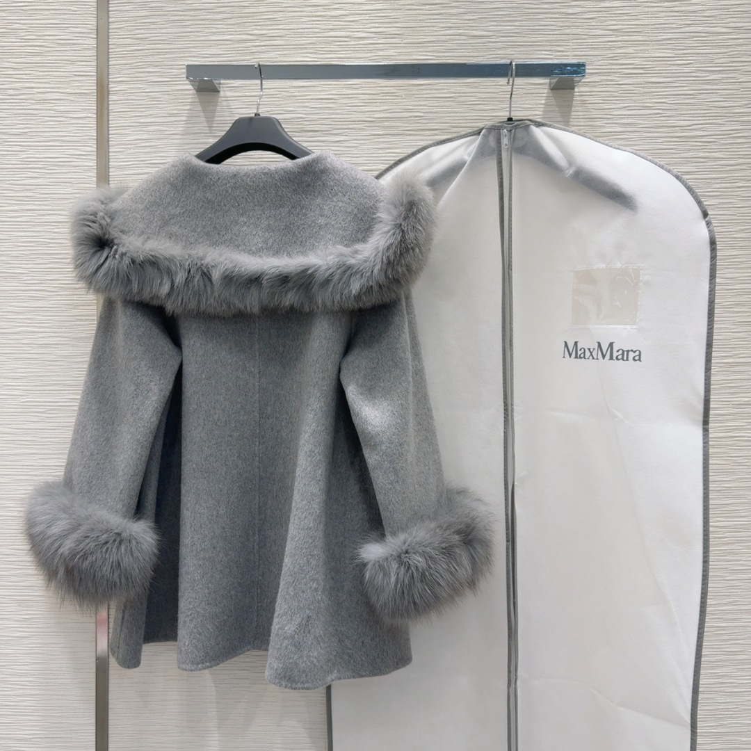 🛍️🛍️原单品质❤️渠道狠货❤️Max Mar*a👑双面羊绒大衣 高衣品的宝宝 30％羊绒+70％羊毛+