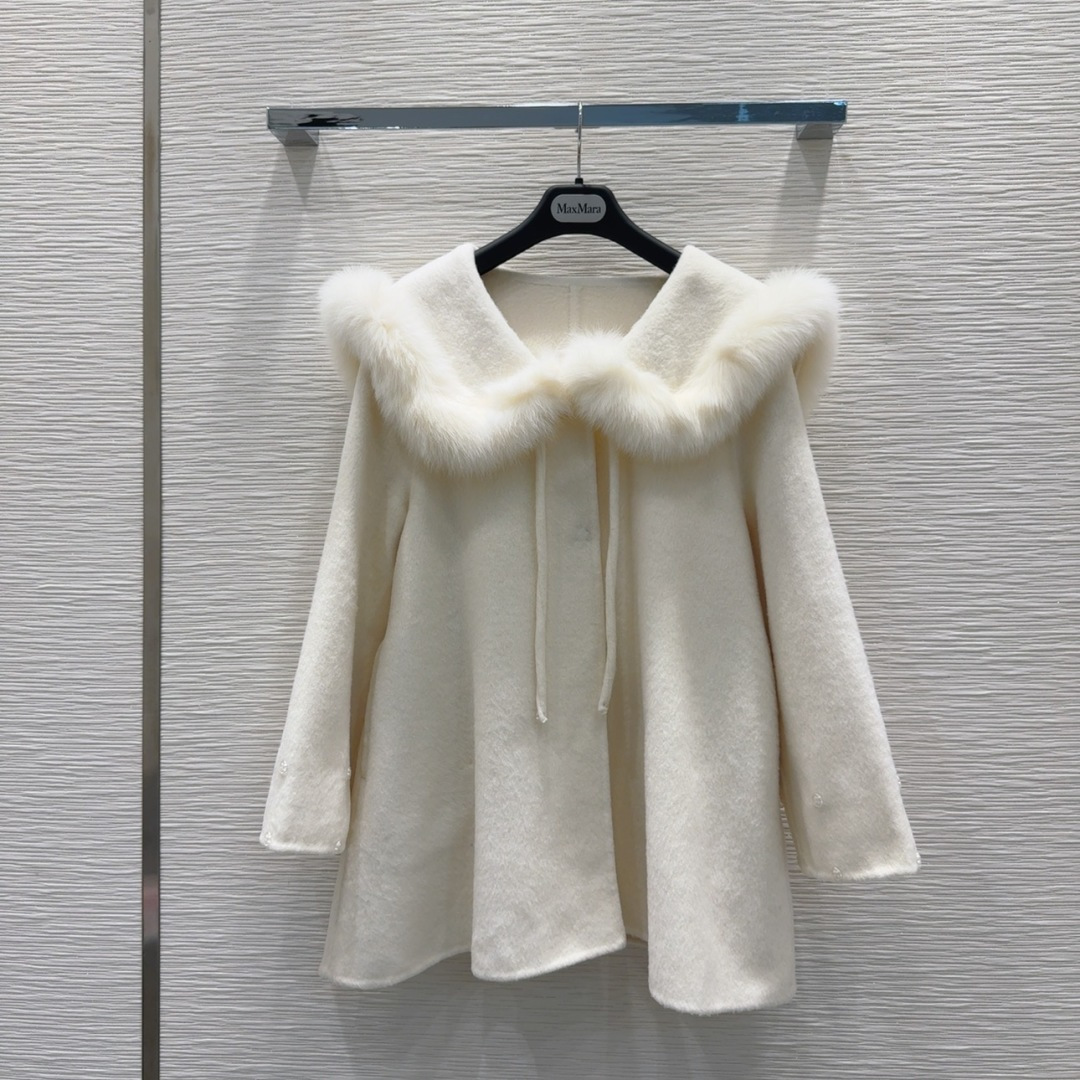🛍️🛍️原单品质❤️渠道狠货❤️Max Mar*a👑双面羊绒大衣 高衣品的宝宝 30％羊绒+70％羊毛+