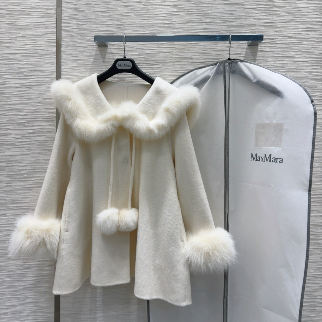 🛍️🛍️原单品质❤️渠道狠货❤️Max Mar*a👑双面羊绒大衣 高衣品的宝宝 30％羊绒+70％羊毛+