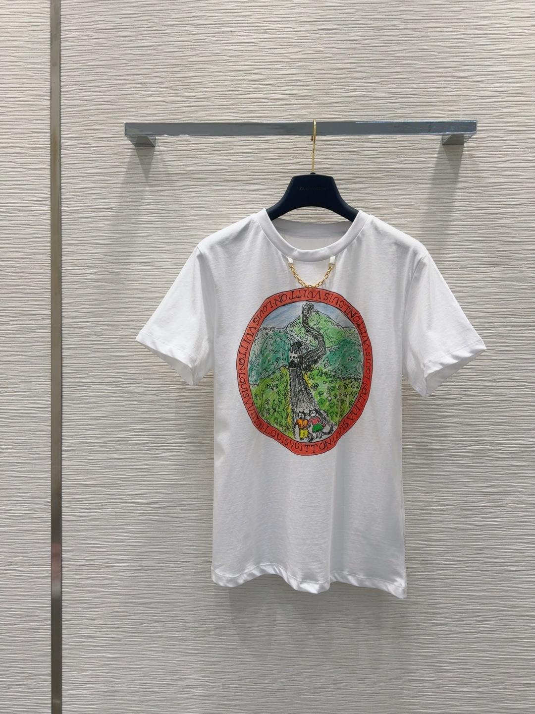 🛍️Louis Vuitto*👑2025FW新款T恤 密度很高手感超好 真的费劲心血的一款！！细节完美常