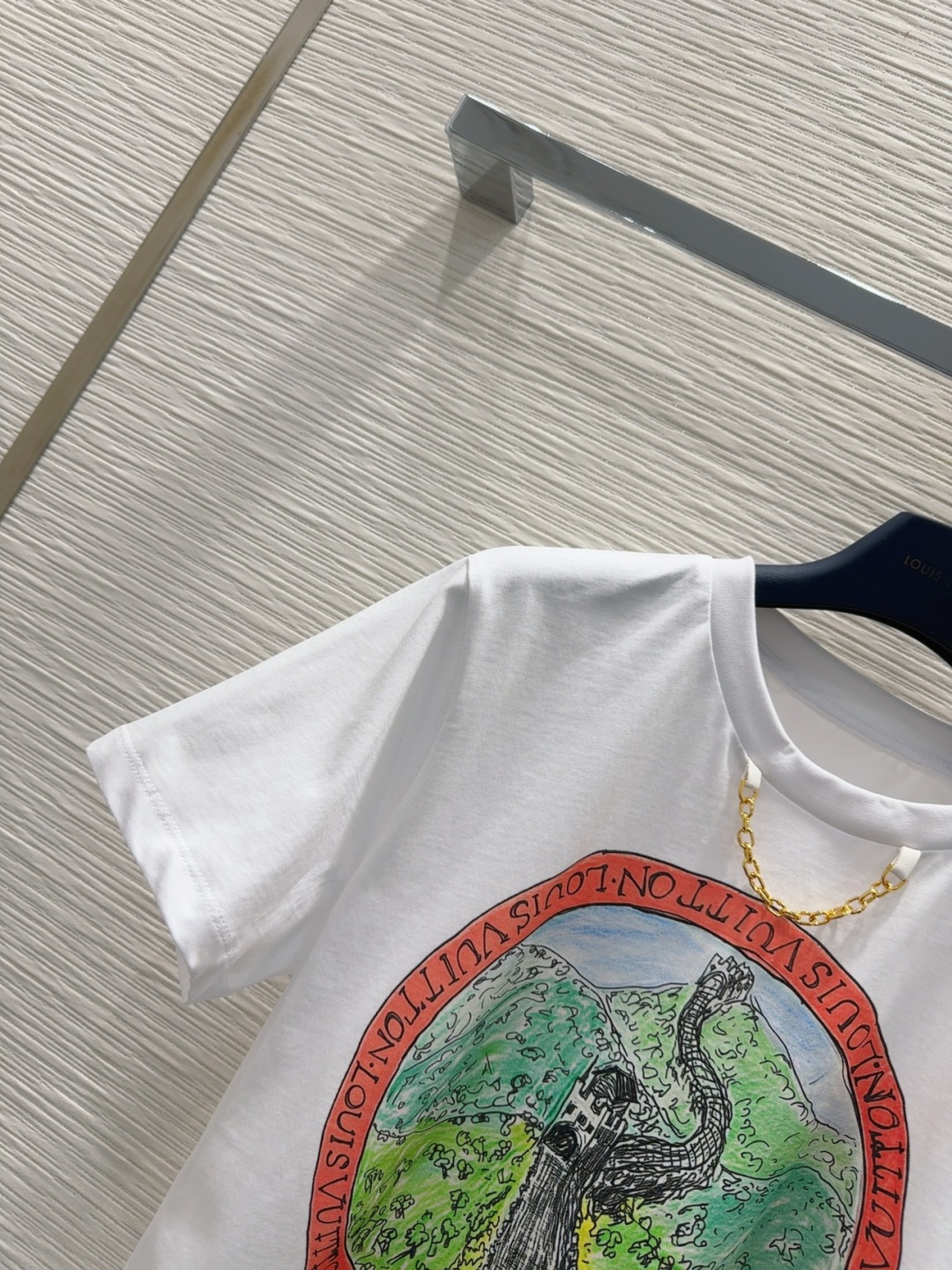 🛍️Louis Vuitto*👑2025FW新款T恤 密度很高手感超好 真的费劲心血的一款！！细节完美常