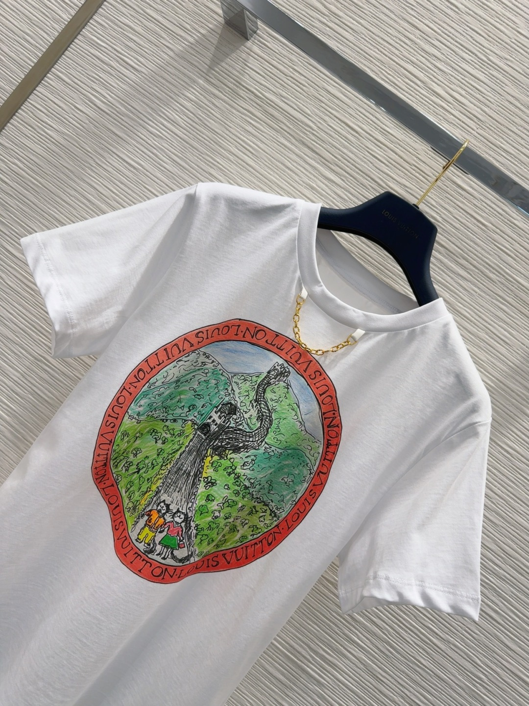 🛍️Louis Vuitto*👑2025FW新款T恤 密度很高手感超好 真的费劲心血的一款！！细节完美常