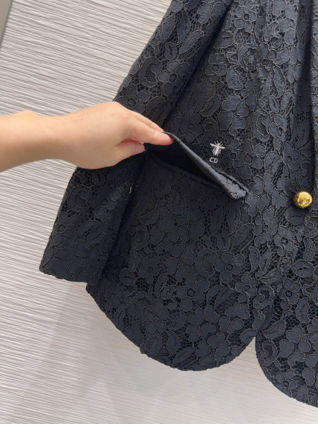 🛍️Christian Dio*👑 2025FW新款外套❤️水溶蕾丝 一眼低调 细看惊艳的一款 水溶花 
