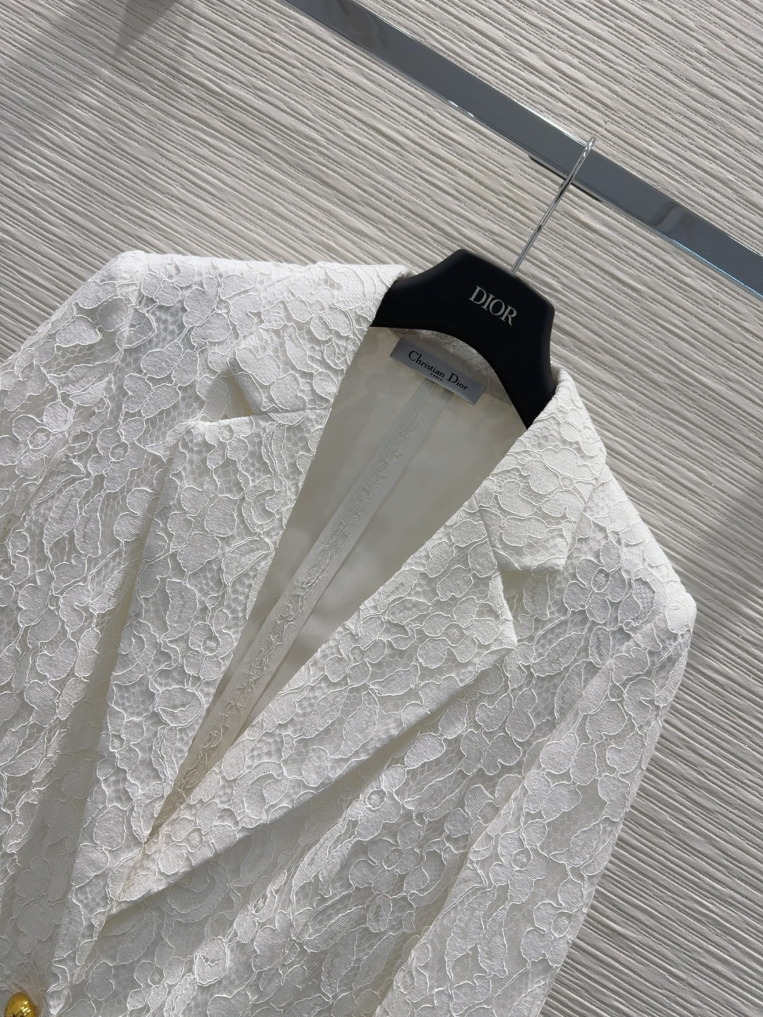 🛍️Christian Dio*👑 2025FW新款外套❤️水溶蕾丝 一眼低调 细看惊艳的一款 水溶花 