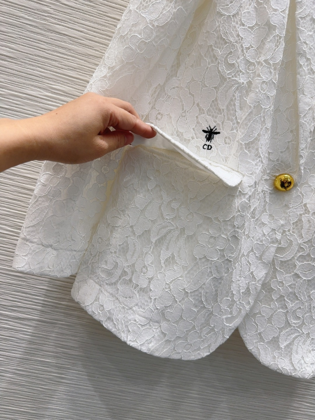 🛍️Christian Dio*👑 2025FW新款外套❤️水溶蕾丝 一眼低调 细看惊艳的一款 水溶花 