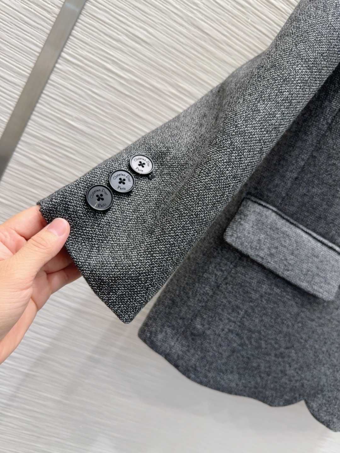 🛍️ Christian Dio* 👑2025FW新款 50%羊毛 简洁大气的西装外套 非常高级的进口质