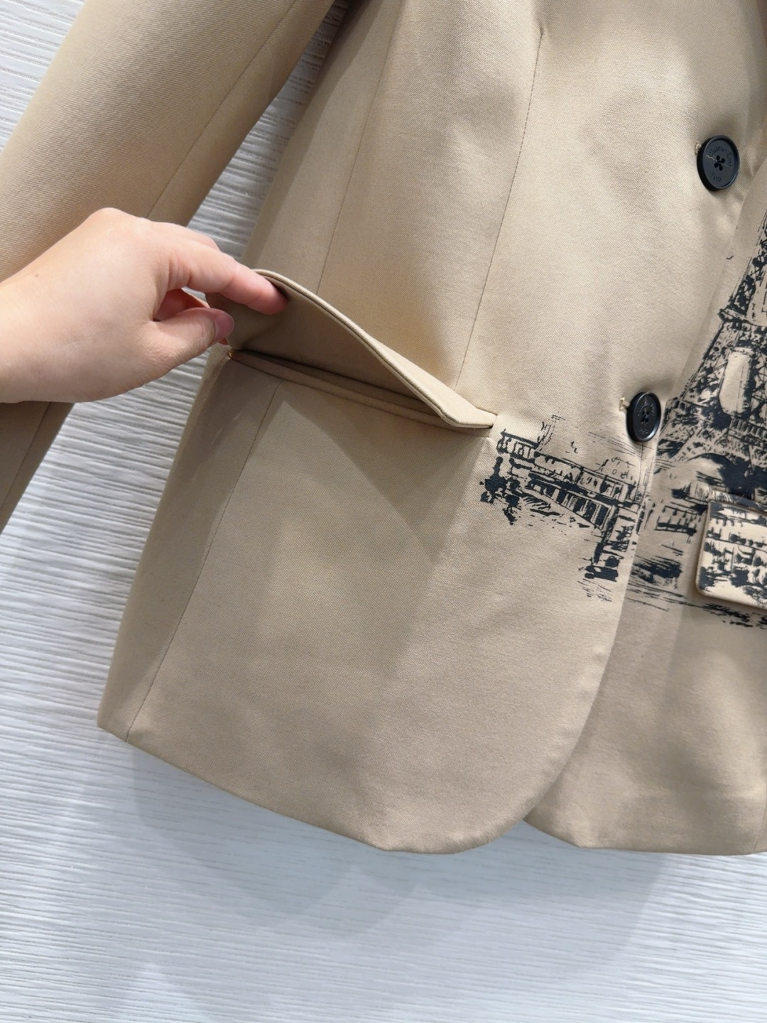 🛍️ Christian Dio* 👑2025FW新款 50%羊毛 简洁大气的西装外套 非常高级的进口质