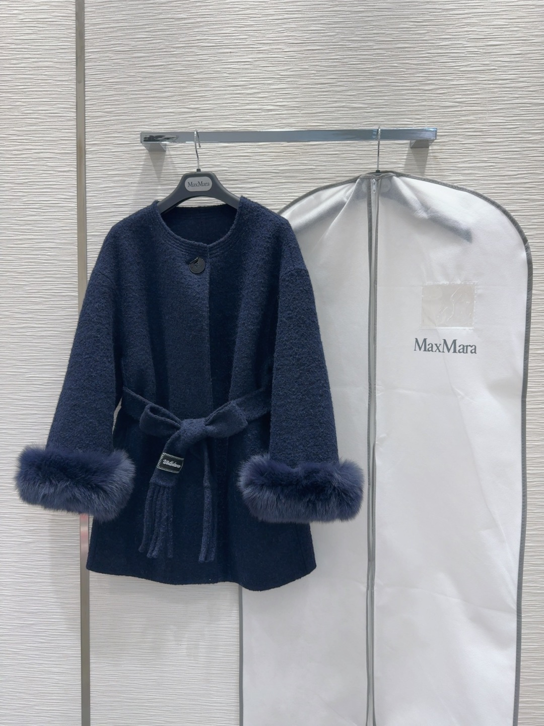 🛍️🛍️原单品质❤️渠道狠货❤️Max Mar*a👑双面羊毛大衣 高衣品的宝宝 100%羊毛+可拆卸狐狸