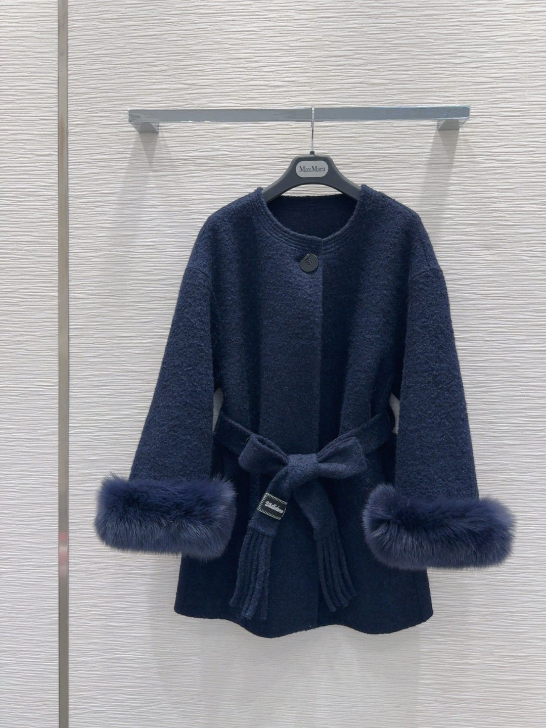 🛍️🛍️原单品质❤️渠道狠货❤️Max Mar*a👑双面羊毛大衣 高衣品的宝宝 100%羊毛+可拆卸狐狸