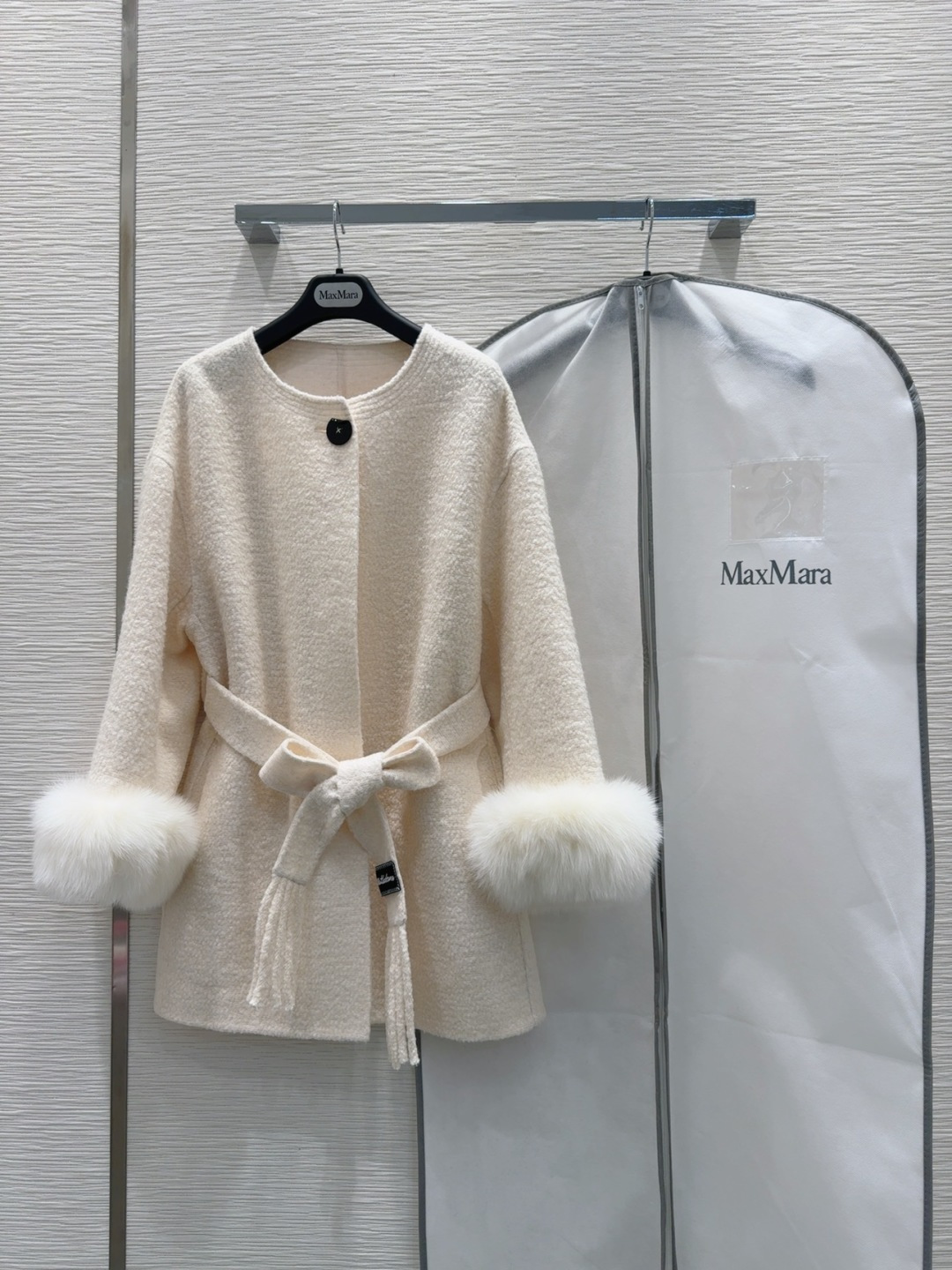 🛍️🛍️原单品质❤️渠道狠货❤️Max Mar*a👑双面羊毛大衣 高衣品的宝宝 100%羊毛+可拆卸狐狸