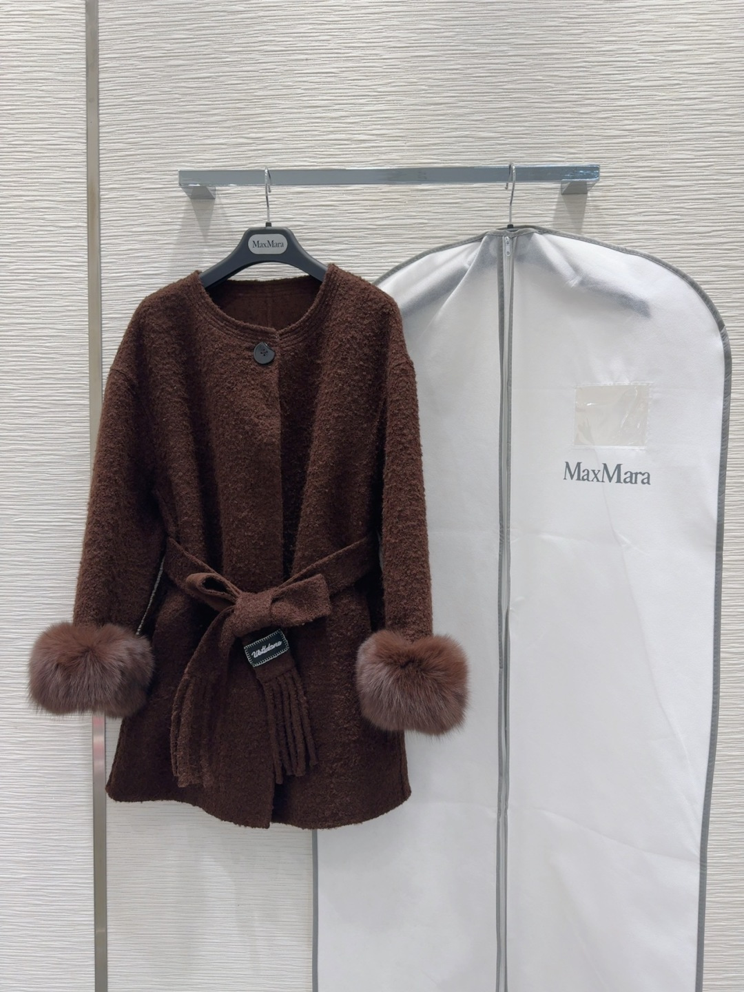 🛍️🛍️原单品质❤️渠道狠货❤️Max Mar*a👑双面羊毛大衣 高衣品的宝宝 100%羊毛+可拆卸狐狸