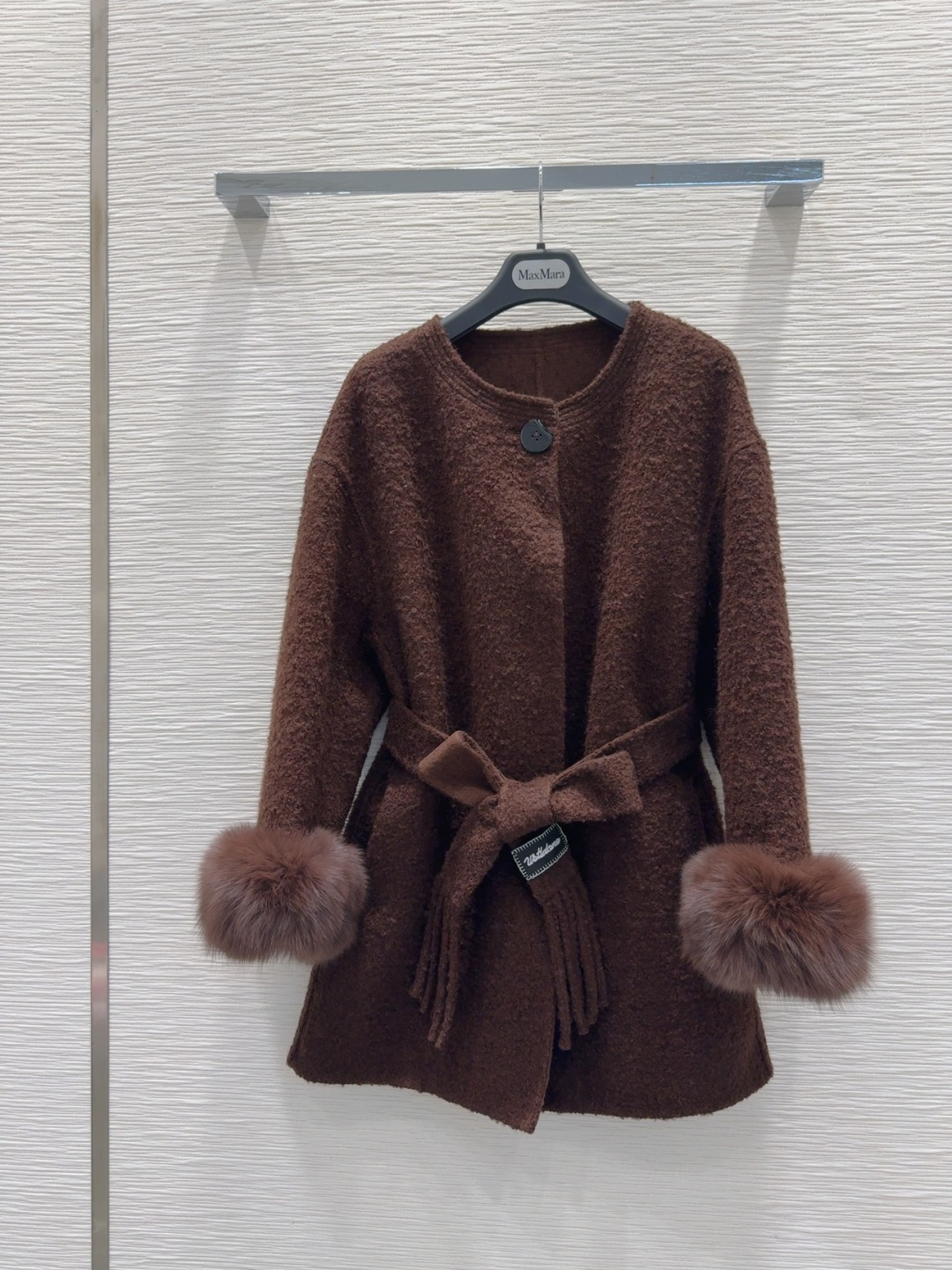 🛍️🛍️原单品质❤️渠道狠货❤️Max Mar*a👑双面羊毛大衣 高衣品的宝宝 100%羊毛+可拆卸狐狸