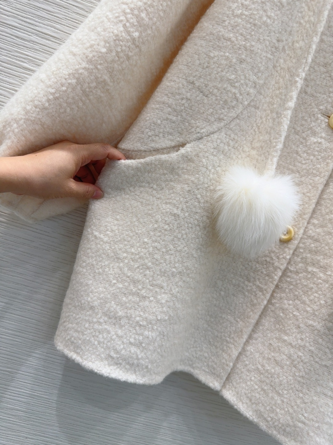 🛍️🛍️原单品质❤️渠道狠货❤️Max Mar*a👑双面羊毛大衣 高衣品的宝宝 100%羊毛+可拆卸狐狸