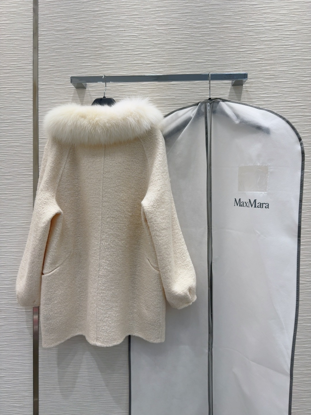 🛍️🛍️原单品质❤️渠道狠货❤️Max Mar*a👑双面羊毛大衣 高衣品的宝宝 100%羊毛+可拆卸狐狸