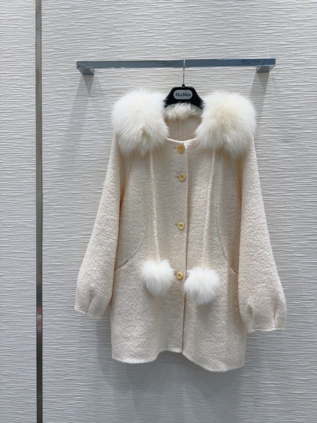 🛍️🛍️原单品质❤️渠道狠货❤️Max Mar*a👑双面羊毛大衣 高衣品的宝宝 100%羊毛+可拆卸狐狸