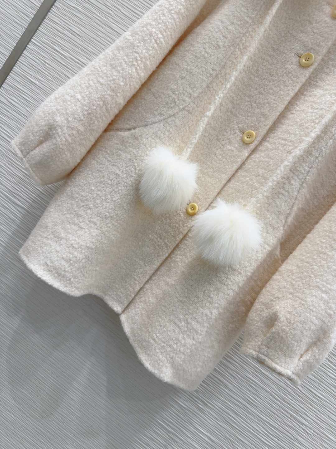 🛍️🛍️原单品质❤️渠道狠货❤️Max Mar*a👑双面羊毛大衣 高衣品的宝宝 100%羊毛+可拆卸狐狸