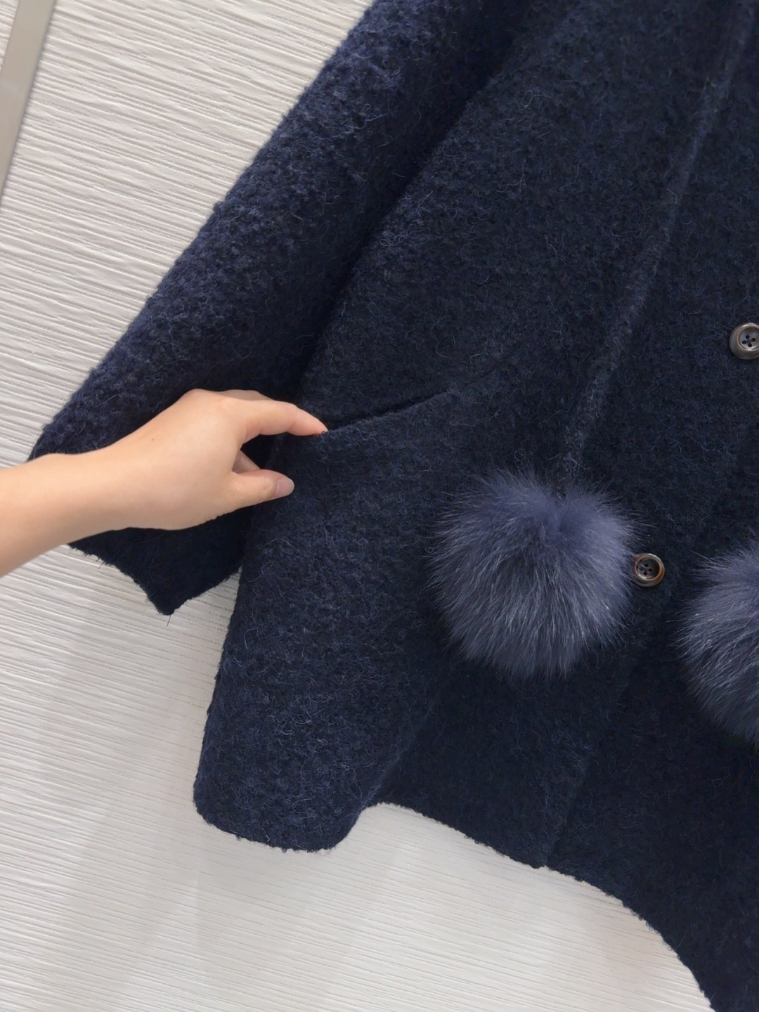 🛍️🛍️原单品质❤️渠道狠货❤️Max Mar*a👑双面羊毛大衣 高衣品的宝宝 100%羊毛+可拆卸狐狸