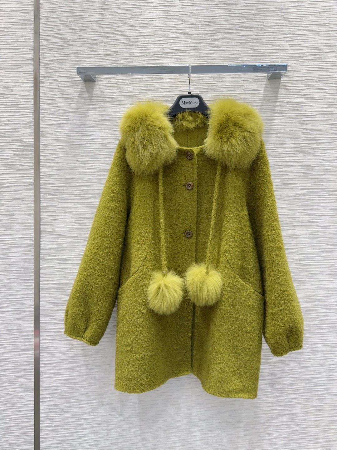 🛍️🛍️原单品质❤️渠道狠货❤️Max Mar*a👑双面羊毛大衣 高衣品的宝宝 100%羊毛+可拆卸狐狸