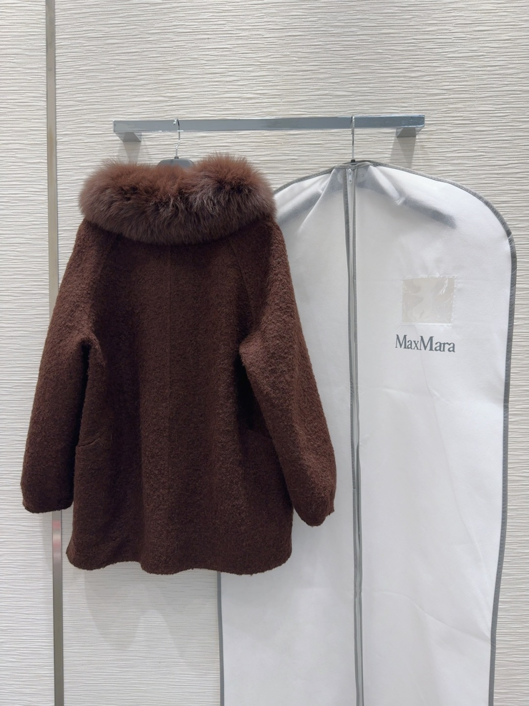 🛍️🛍️原单品质❤️渠道狠货❤️Max Mar*a👑双面羊毛大衣 高衣品的宝宝 100%羊毛+可拆卸狐狸