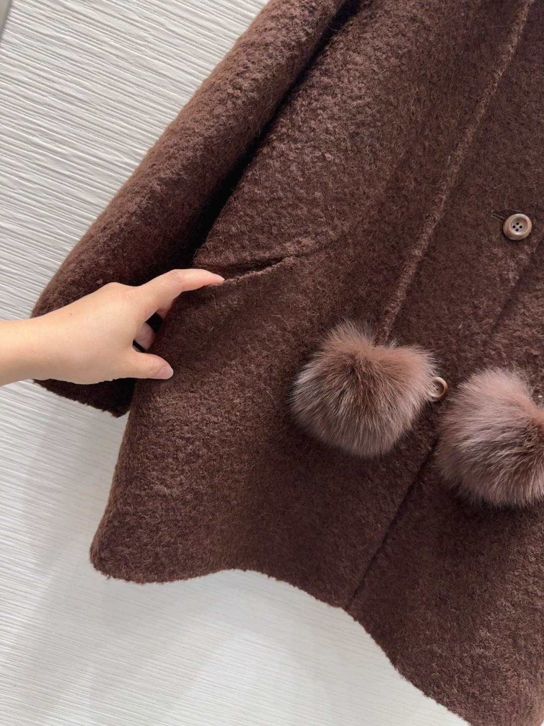 🛍️🛍️原单品质❤️渠道狠货❤️Max Mar*a👑双面羊毛大衣 高衣品的宝宝 100%羊毛+可拆卸狐狸