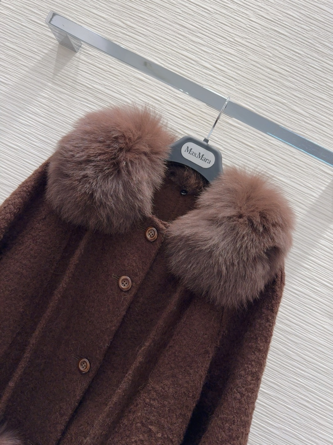 🛍️🛍️原单品质❤️渠道狠货❤️Max Mar*a👑双面羊毛大衣 高衣品的宝宝 100%羊毛+可拆卸狐狸