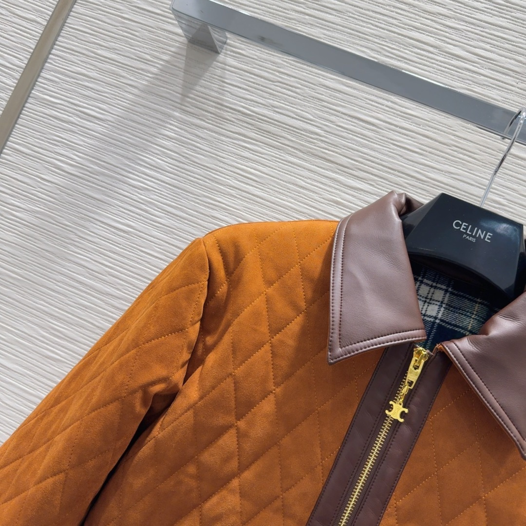 🛍️Celin*👑2025FW新款外套 30%羊毛 30%人丝 简洁大气 非常高级的进口质地 仔细看细节