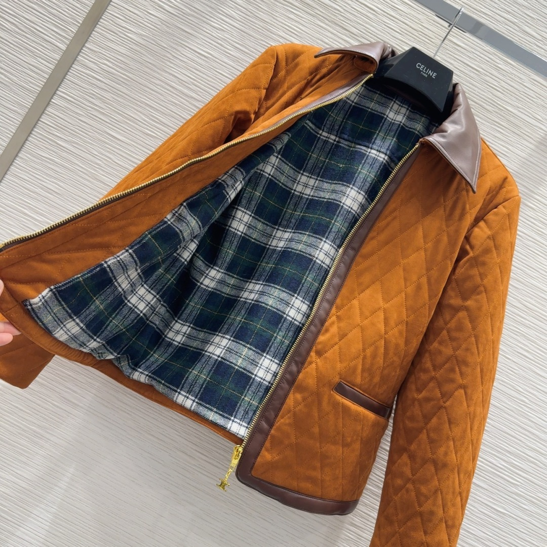 🛍️Celin*👑2025FW新款外套 30%羊毛 30%人丝 简洁大气 非常高级的进口质地 仔细看细节