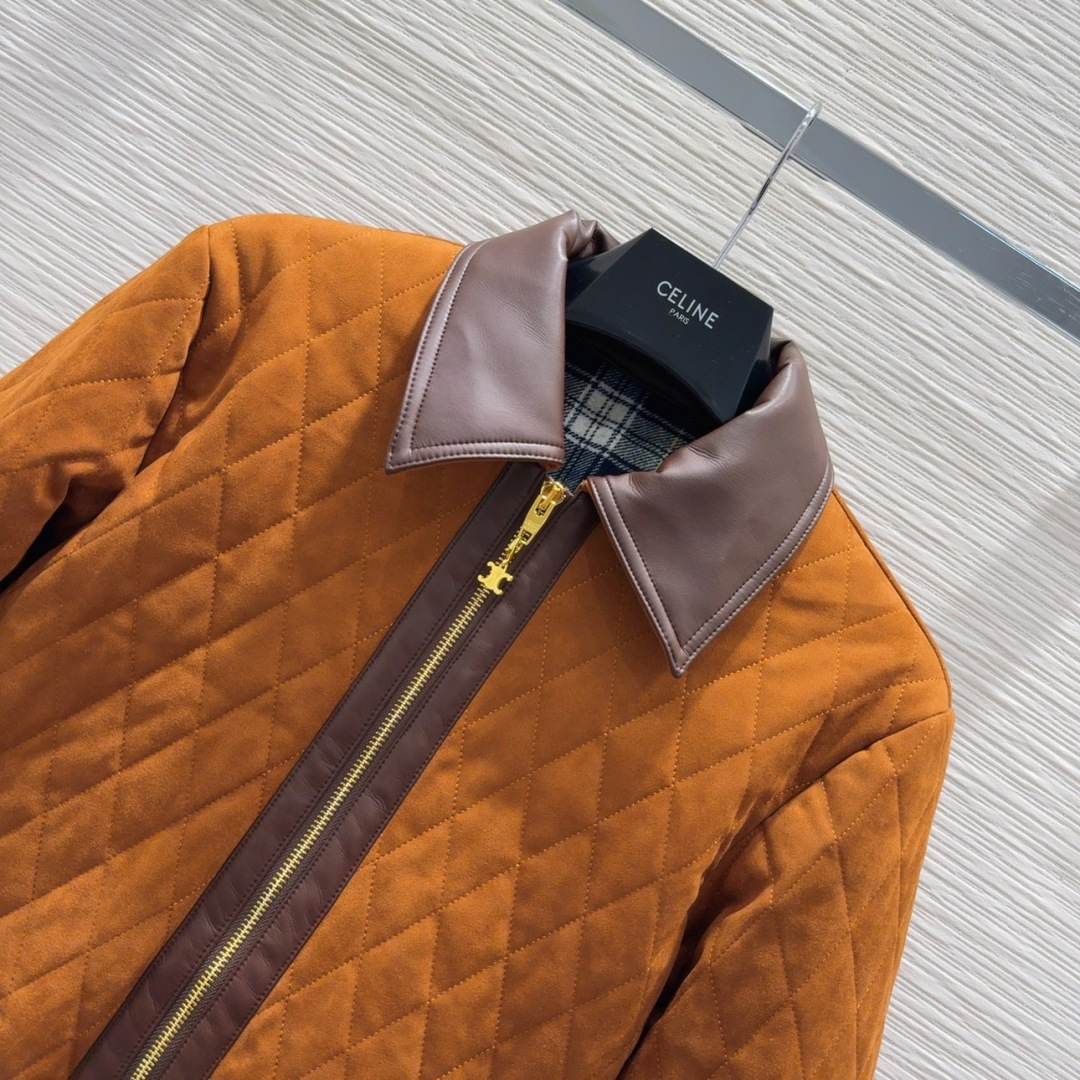 🛍️Celin*👑2025FW新款外套 30%羊毛 30%人丝 简洁大气 非常高级的进口质地 仔细看细节