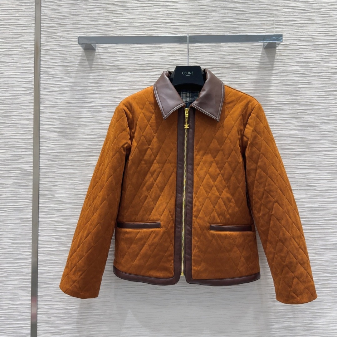 🛍️Celin*👑2025FW新款外套 30%羊毛 30%人丝 简洁大气 非常高级的进口质地 仔细看细节