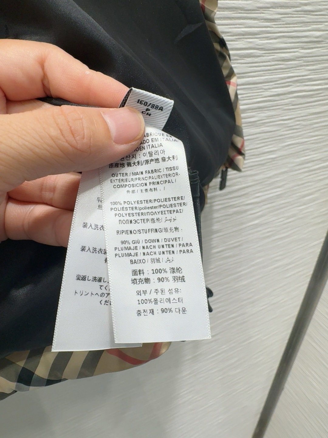 🛍️Burberr*👑2025FW新款羽绒服 90%羽绒 整体保暖效果拉满，常规羽绒服 休闲时尚，经典l