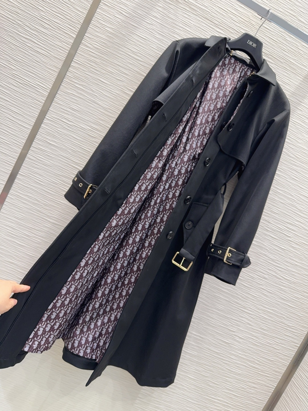 🛍️ Christian Dio* 👑2025FW新款风衣外套 英伦风气质 经典款设计 上身精致又干练得