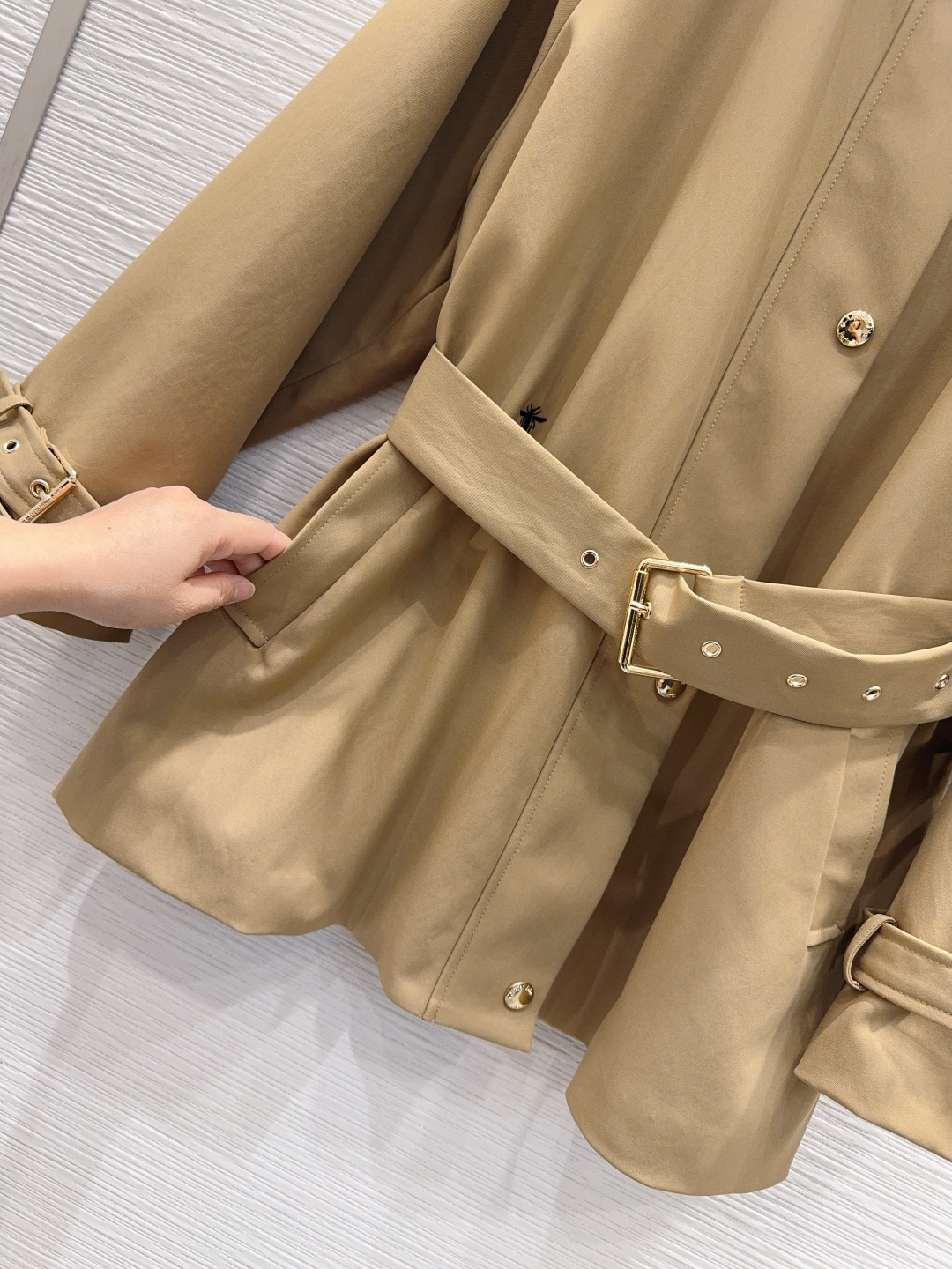 🛍️ Christian Dio* 👑2025FW新款风衣外套 英伦风气质 经典款设计 上身精致又干练得