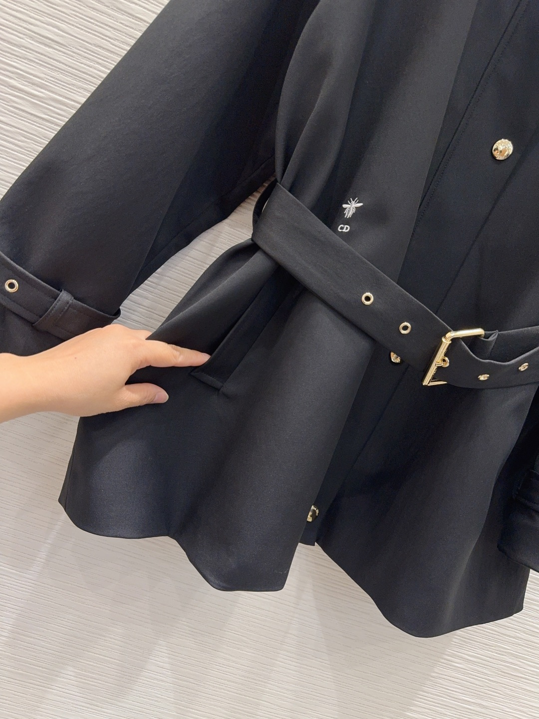 🛍️ Christian Dio* 👑2025FW新款风衣外套 英伦风气质 经典款设计 上身精致又干练得