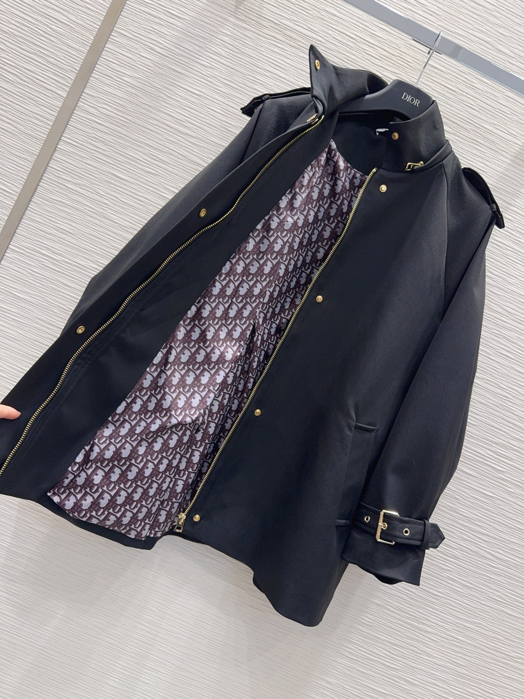 🛍️ Christian Dio* 👑2025FW新款风衣外套 英伦风气质 经典款设计 上身精致又干练得