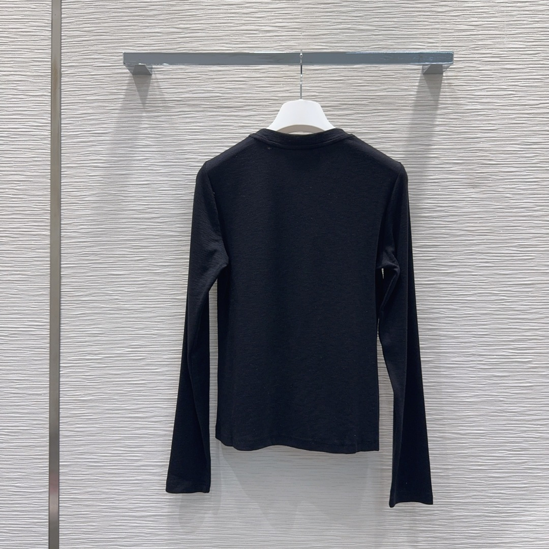 🛍️Loe w*e👑2025FW新款T恤 密度很高手感超好 真的费劲心血的一款！！细节完美常规版型！上身