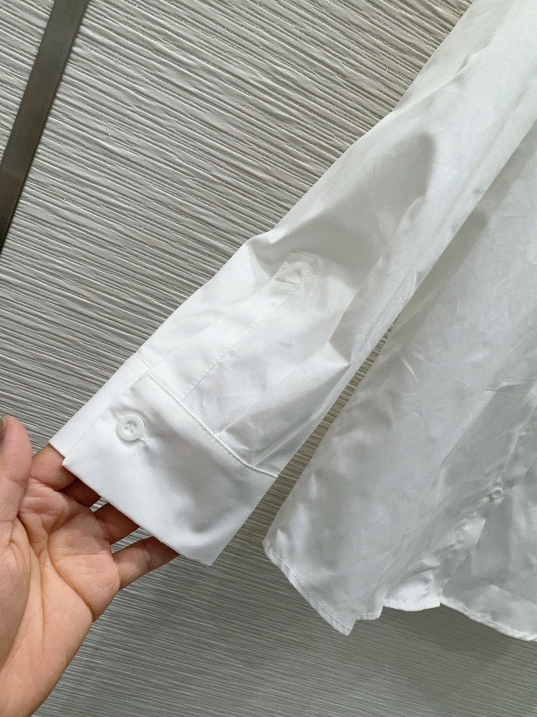 🛍️Chrome Heart*s👑2025FW新款 领带长袖衬衫 宽松百搭 纯棉面料 高端品质 白色SM