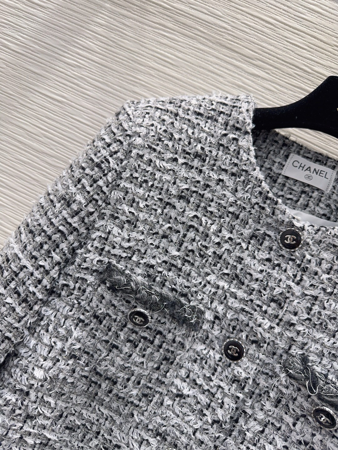 Chanel-Style Tweed Jacket - Classic French Design, Flattering Fit - S/M/L 6 cmp i1758967115323 3690 0 2