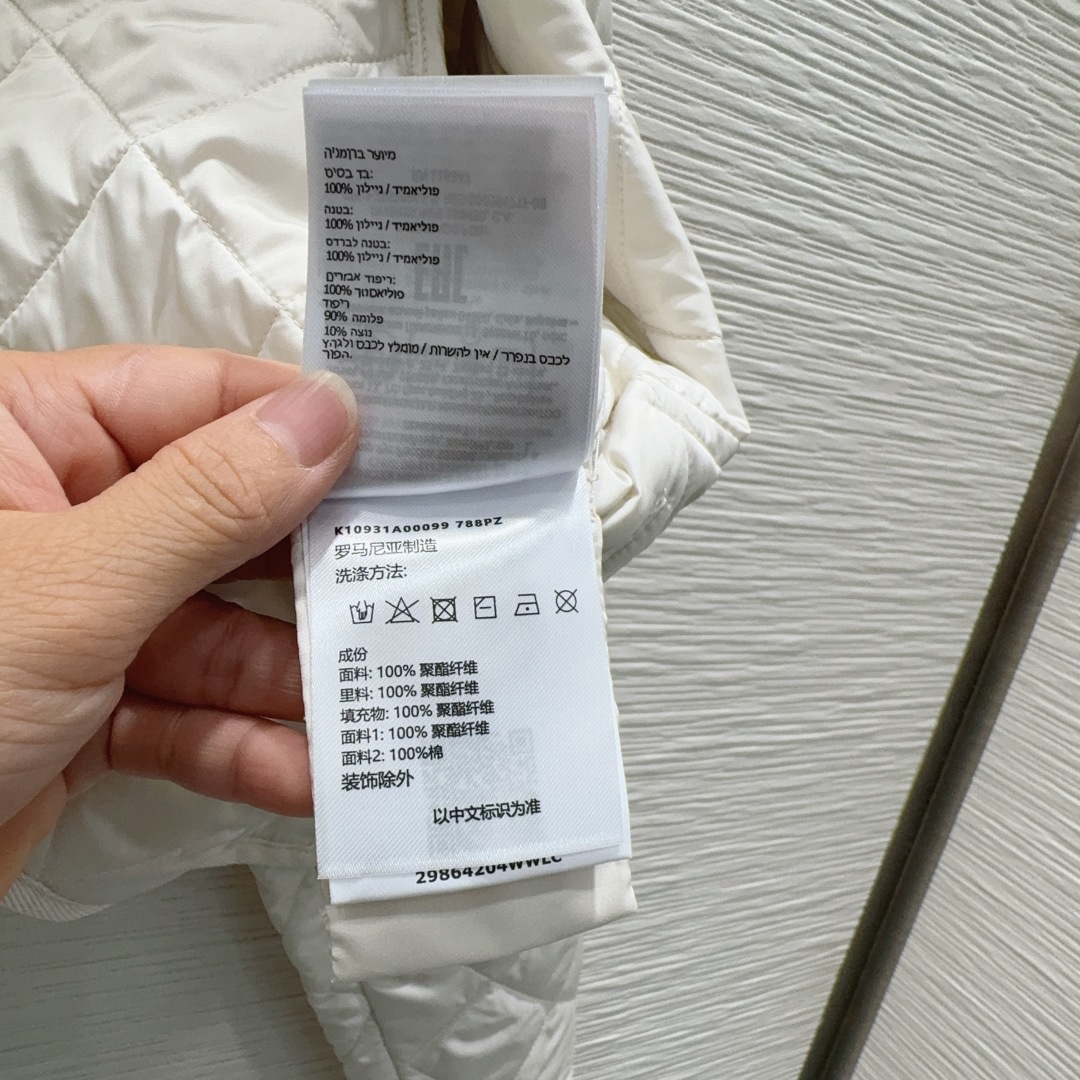 🛍️ Moncle* 👑2025FW新款棉服 整体保暖，效果拉满，休闲时尚，经典logo完美点缀，码数0