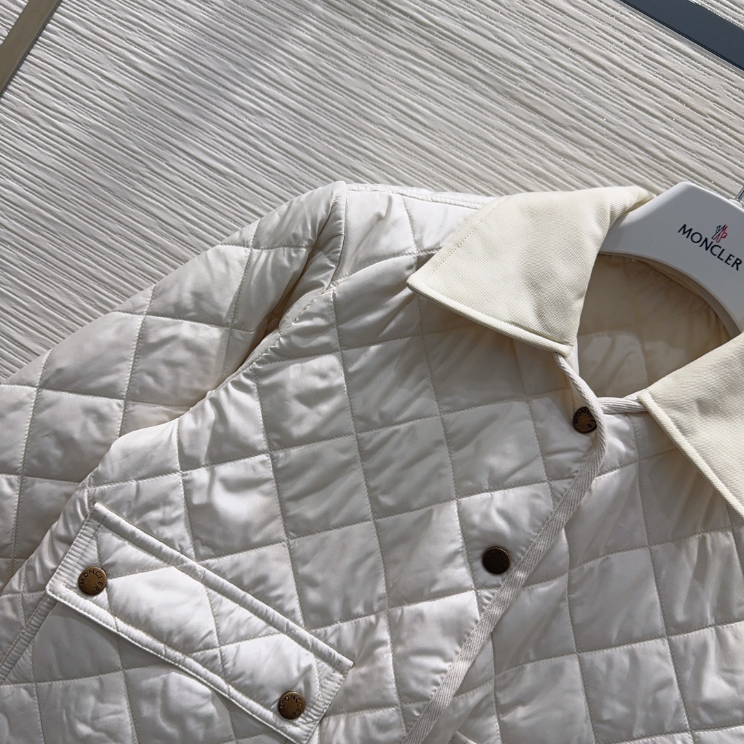 🛍️ Moncle* 👑2025FW新款棉服 整体保暖，效果拉满，休闲时尚，经典logo完美点缀，码数0