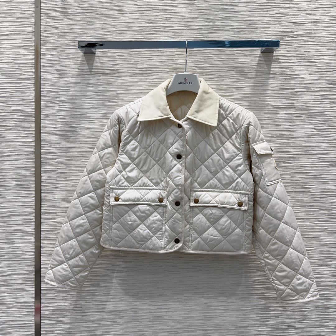 🛍️ Moncle* 👑2025FW新款棉服 整体保暖，效果拉满，休闲时尚，经典logo完美点缀，码数0