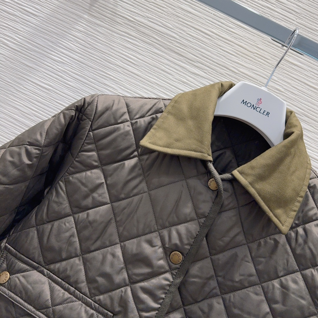 🛍️ Moncle* 👑2025FW新款棉服 整体保暖，效果拉满，休闲时尚，经典logo完美点缀，码数0