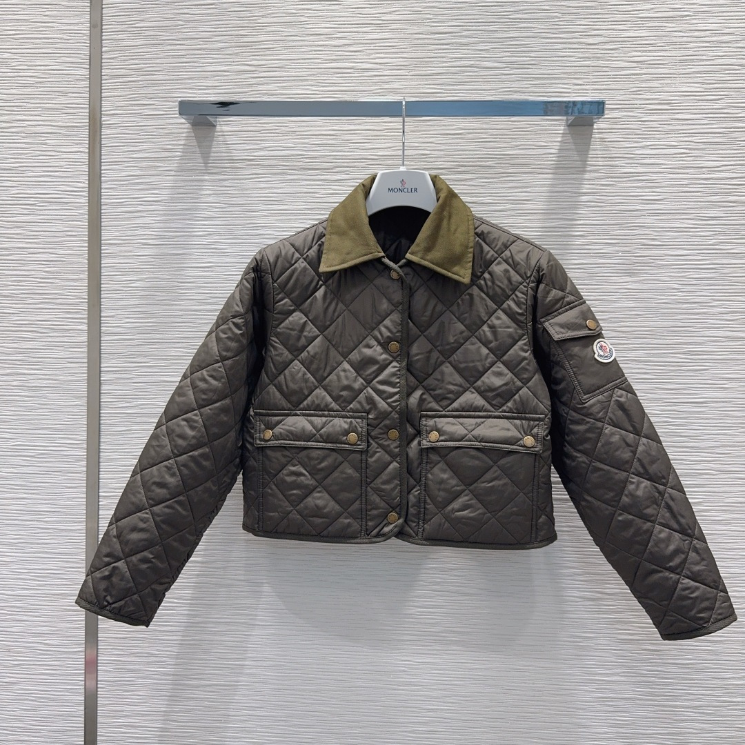 🛍️ Moncle* 👑2025FW新款棉服 整体保暖，效果拉满，休闲时尚，经典logo完美点缀，码数0