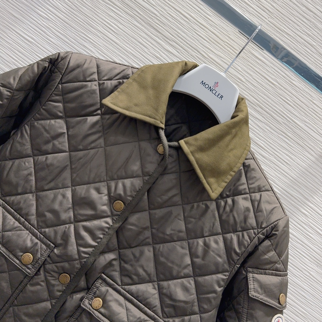 🛍️ Moncle* 👑2025FW新款棉服 整体保暖，效果拉满，休闲时尚，经典logo完美点缀，码数0