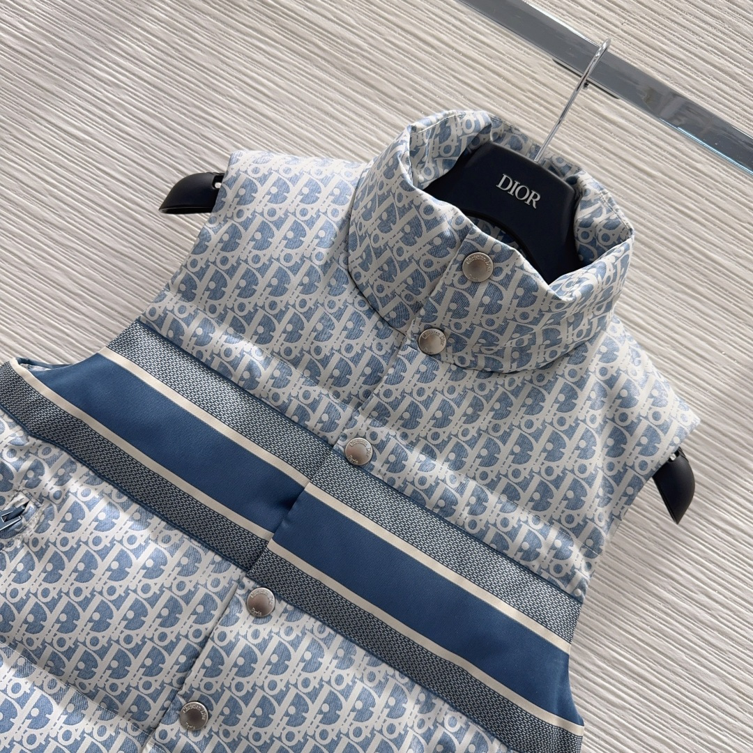 🛍️ Christian Dio* 👑2025FW新款羽绒马甲 整体保暖效果拉满，常规款羽绒服 休闲时尚