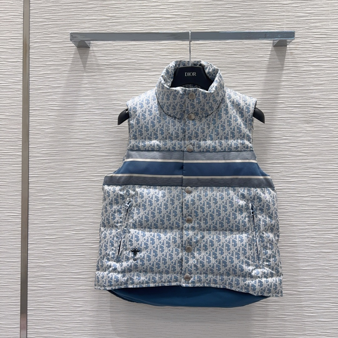 🛍️ Christian Dio* 👑2025FW新款羽绒马甲 整体保暖效果拉满，常规款羽绒服 休闲时尚