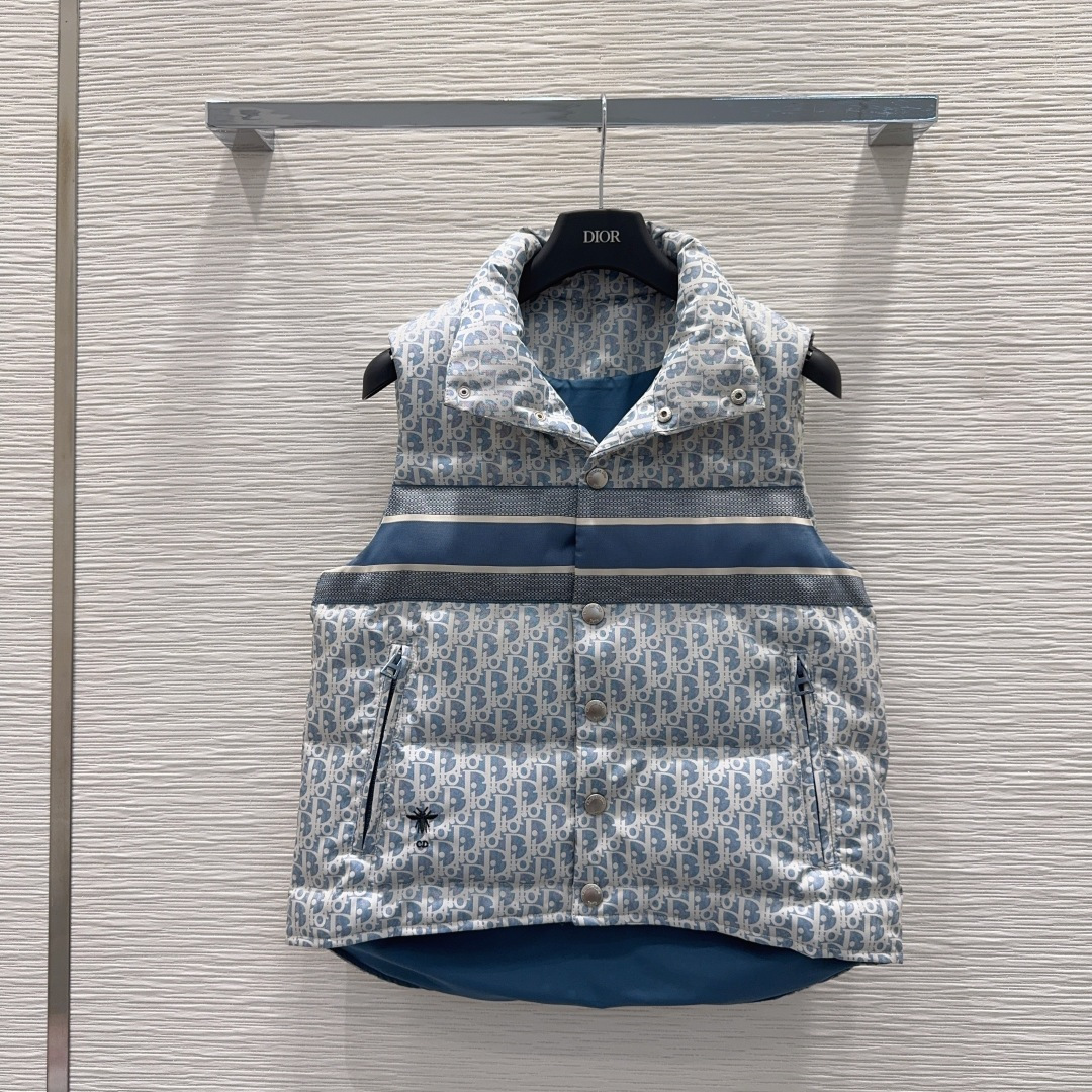 🛍️ Christian Dio* 👑2025FW新款羽绒马甲 整体保暖效果拉满，常规款羽绒服 休闲时尚