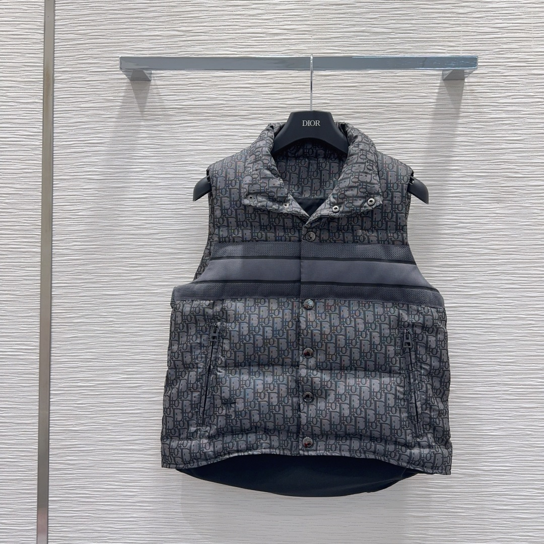 🛍️ Christian Dio* 👑2025FW新款羽绒马甲 整体保暖效果拉满，常规款羽绒服 休闲时尚