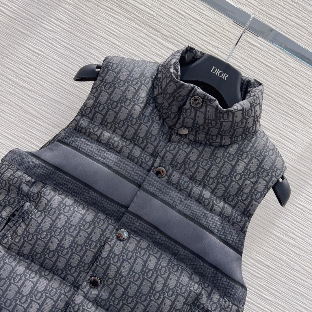 🛍️ Christian Dio* 👑2025FW新款羽绒马甲 整体保暖效果拉满，常规款羽绒服 休闲时尚